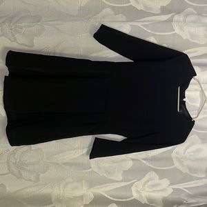 Silk black dress with Pockets